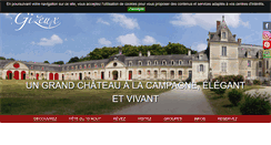 Desktop Screenshot of chateaudegizeux.com